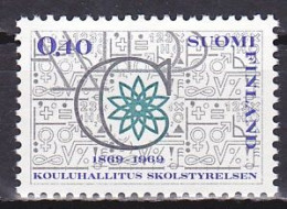 Finland, 1969, Central School Board Centenary, 0.40mk, MNH - Ongebruikt