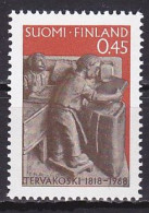 Finland, 1968, Tervakoski Paper Mill 150th Anniv, 0.45mk, MNH - Unused Stamps