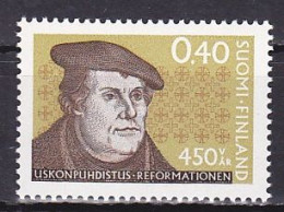 Finland, 1967, Reformation 450th Anniv, 0.40mk, MNH - Neufs