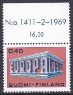 Finland, 1969, Europa CEPT, 0.40mk, MNH - Ongebruikt