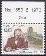 Finland, 1973, Eliel Saarinen, 0.60mk, MNH - Unused Stamps