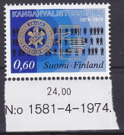 Finland, 1974, Adult Education Centenary, 0.60mk, MNH - Neufs