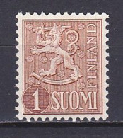 Finland, 1954, Lion, 1mk, MNH - Unused Stamps