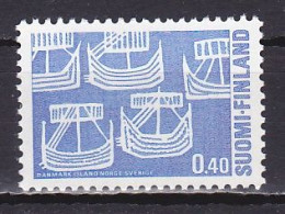 Finland, 1969, Nordic Co-operation Issue, 0.40mk, MNH - Nuevos