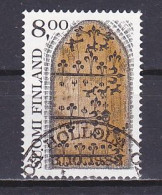 Finland, 1983, Folk Art/Hollola Church Door, 8.00mk, USED - Gebruikt