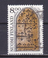 Finland, 1983, Folk Art/Hollola Church Door, 8.00mk, USED - Gebruikt