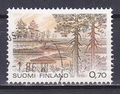 Finland, 1981, National Parks/Kauhaneva Marsh, 0.70mk, USED - Gebruikt