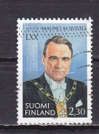 Finland, 1993, Pres. Mauno Koivisto, 2.30mk, USED - Used Stamps