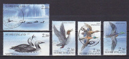 Finland, 1993, Water Birds, Set, USED - Gebruikt
