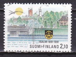 Finland, 1991, Iisalmi/Idensalmi Centenary, 2.10mk, USED - Usados