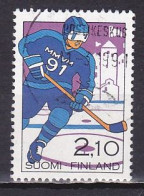 Finland, 1991, World Hockey Championships, 2.10mk, USED - Gebruikt