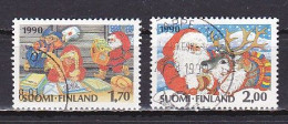 Finland, 1990, Christmas, Set, USED - Gebruikt