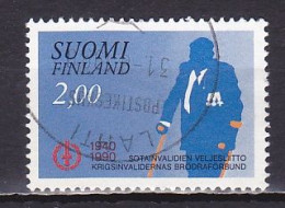Finland, 1990, Disabled Veterans Assoc. 50th Anniv, 2.00mk, USED - Used Stamps