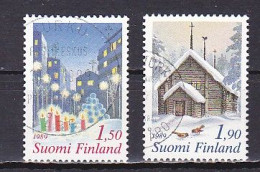 Finland, 1989, Christmas, Set, USED - Oblitérés