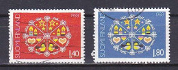 Finland, 1988, Christmas, Set, USED - Gebruikt