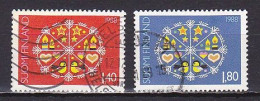 Finland, 1988, Christmas, Set, USED - Oblitérés