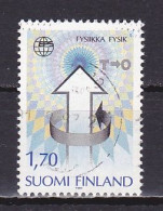 Finland, 1987, European Physics Cong, 1.70mk, USED - Oblitérés