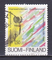 Finland, 1985, International Youth Year, 1.50mk, USED - Used Stamps