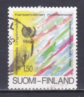 Finland, 1985, International Youth Year, 1.50mk, USED - Gebraucht