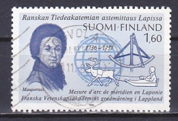 Finland, 1986, Lapland Expedition 250th Anniv, 1.60mk, USED - Used Stamps