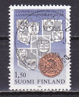 Finland, 1985, Provincial Administration 350th Anniv, 1.50mk, USED - Gebruikt