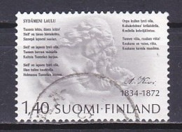 Finland, 1984, Aleksis Kivi, 1.40mk, USED - Gebruikt