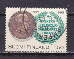 Finland, 1985, Swedish Literature Society In Finland Centenary, 1.50mk, USED - Used Stamps