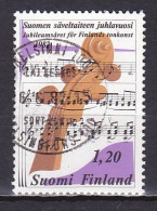 Finland, 1982, Sibelius Music Academy & Helsinki Orchestra, 1.20mk, USED - Oblitérés