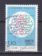 Finland, 1981, European Transport Ministers Conf, 1.10mk, USED - Gebruikt