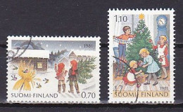 Finland, 1981, Christmas, Set, USED - Used Stamps