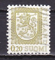 Finland, 1977, Coat Of Arms, 0.20mk, USED - Used Stamps