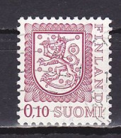 Finland, 1978, Coat Of Arms, 0.10mk, USED - Used Stamps