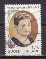 Finland, 1980, Maria Jotuni, 1.10mk, USED - Usados