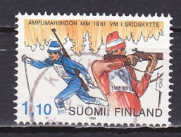 Finland, 1980, World Biathlon Championships, 1.10mk, USED - Usati