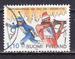 Finland, 1980, World Biathlon Championships, 1.10mk, USED - Gebruikt