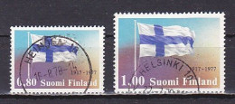Finland, 1977, Finnish Independence 60th Anniv, Set, USED - Usati