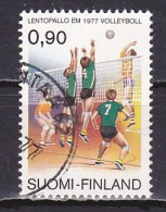 Finland, 1977, European Volleyball Championships, 0.90mk, USED - Oblitérés