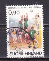 Finland, 1977, European Volleyball Championships, 0.90mk, USED - Gebruikt