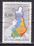 Finland, 1976, Finnish Language Society Centenary, 0.80mk, USED - Used Stamps