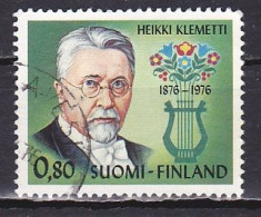 Finland, 1976, Heikki Klemetti, 0.80mk, USED - Usati