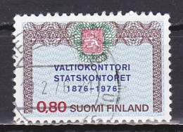 Finland, 1976, State Treasury Centenary, 0.80mk, USED - Oblitérés