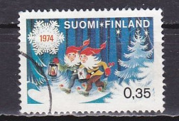 Finland, 1974, Christmas, 0.35mk, USED - Used Stamps