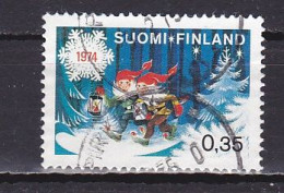 Finland, 1974, Christmas, 0.35mk, USED - Oblitérés