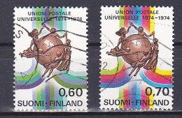 Finland, 1974, UPU Centenary, Set, USED - Gebraucht