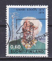 Finland, 1974, Ilmari Kiano, 0.60mk, USED - Oblitérés