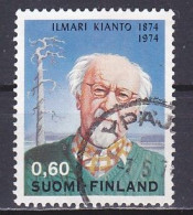 Finland, 1974, Ilmari Kiano, 0.60mk, USED - Used Stamps