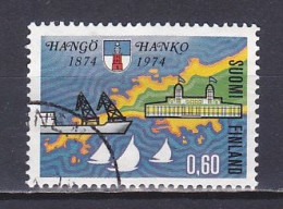 Finland, 1974, Hanko/Hangö Centenary, 0.60mk, USED - Oblitérés