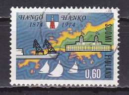 Finland, 1974, Hanko/Hangö Centenary, 0.60mk, USED - Used Stamps