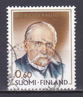 Finland, 1973, Kyösti Kallio, 0.60mk, USED - Used Stamps