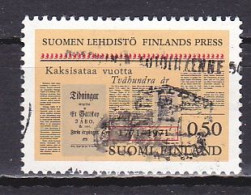 Finland, 1971, Finnish Press 200th Anniv, 0.50mk, USED - Usati